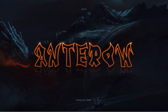 Anterow: A Designer’s Take on This Display Font