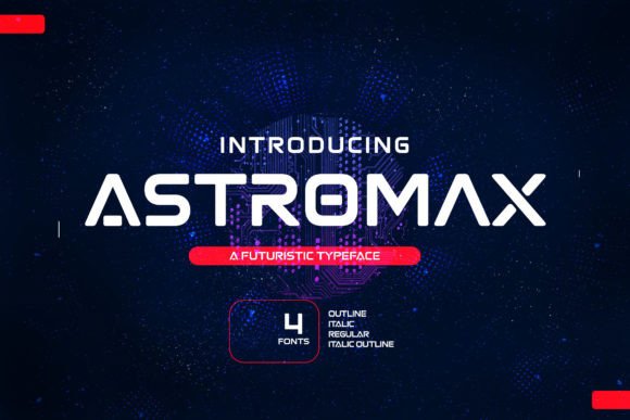 Astromax Font: Futuristic Typography for Editorial Design