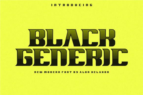 Black Generic Font: Modern Display Type for Digital Campaigns