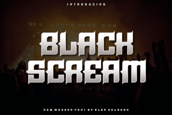 Black Scream Font: Bold Display Type for Digital Ads