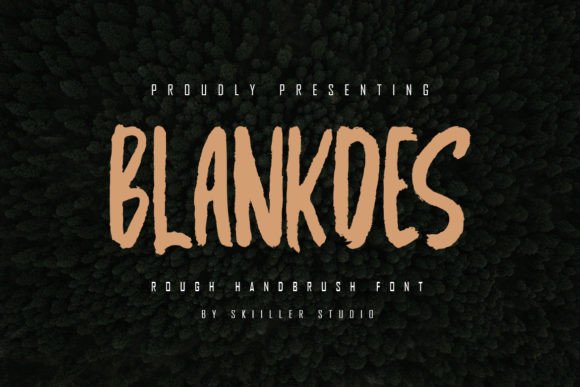 Blankdes Font: Adding Texture to Your Brand Identity