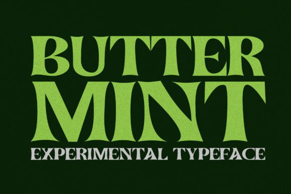 Buttermint Font: Distinctive Display Type for Crafters