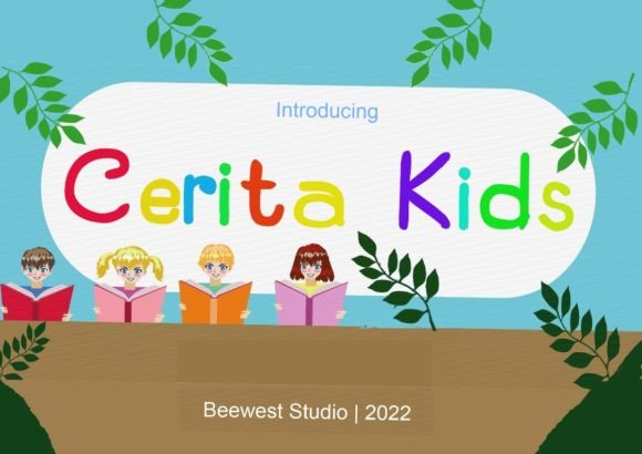Cerita Kids Font: Playful Display Typography for Web Design