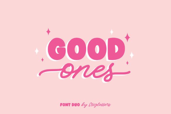 Good Ones Duo Font for Editorial Design