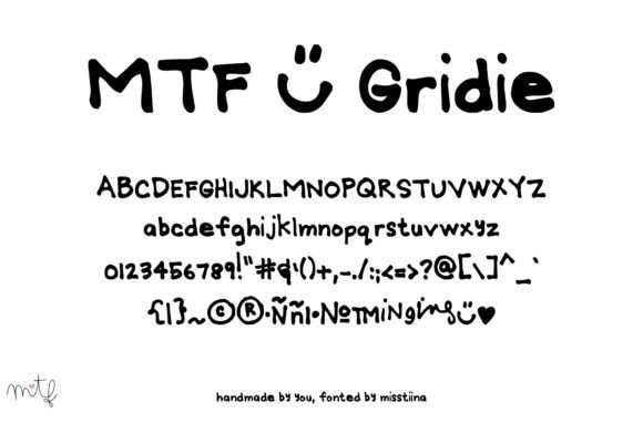 Gridie Font: A Bold Typeface for Small Business Branding