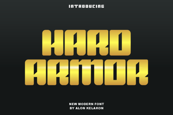 Hard Armor Font Review: A Modern Display Typeface Test