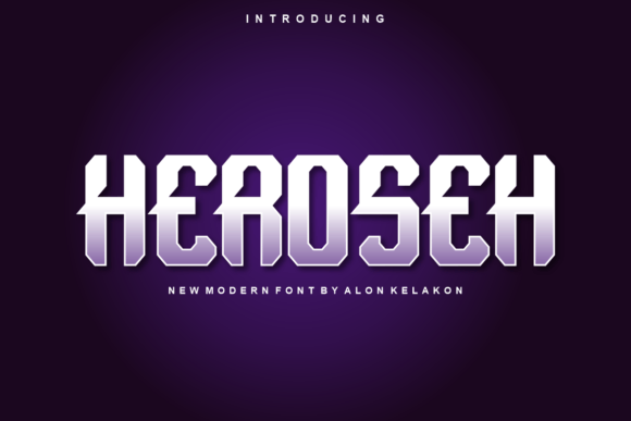 Heroseh Font Review: A Modern Display Typeface for Branding