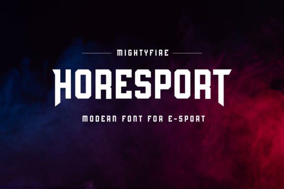 Horesport Font: Bold Typography for Handmade Products