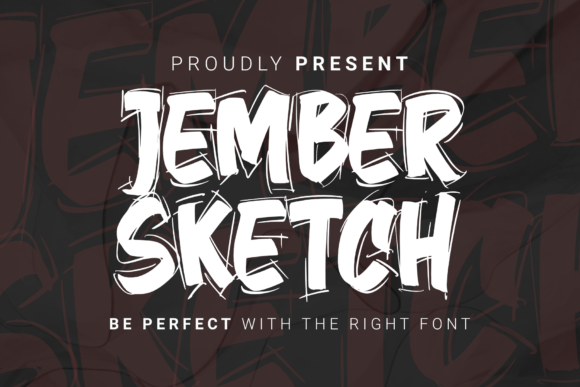 Jember Sketch Font: A Modern Display Typeface for Branding