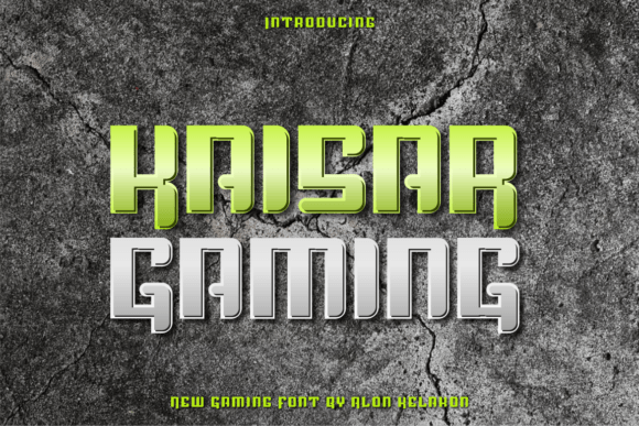 Kaisar Gaming Font: Modern Branding for Small Business