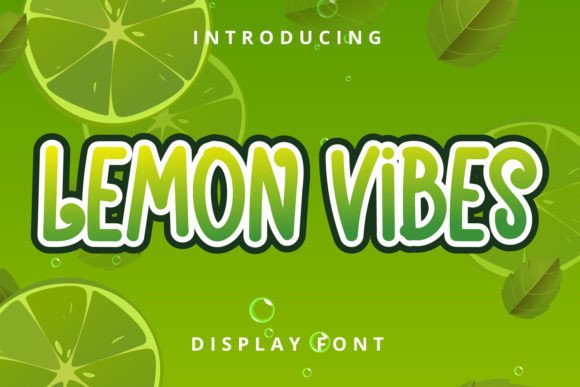 Lemon Vibes Font Review: Stylish Display Type for Campaigns