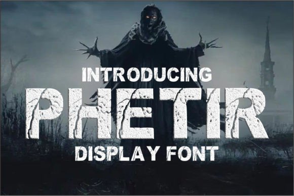 Phetir: The Display Font That Powers Up Your Campaign Visuals