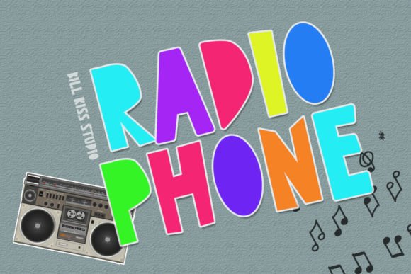 Radio Phone Font: Retro Display Type for Digital Campaigns