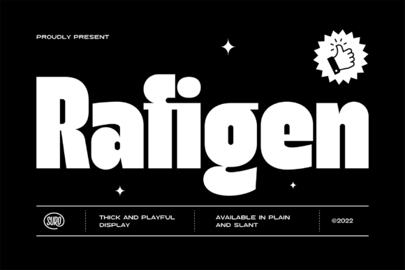 Rafigen Font Review: A Playful Display Typeface for Bold Branding