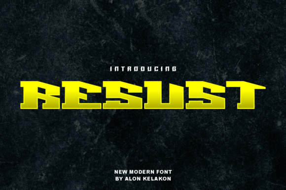 Resust Font: Modern Branding for Small Business