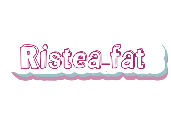 Ristea Fat: A Chunky Display Font for Crafters & Small Product Makers