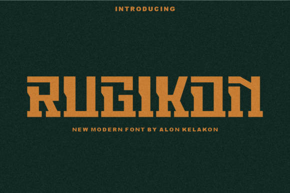 Rugikon Font: Bold Display Typography for Digital Campaigns