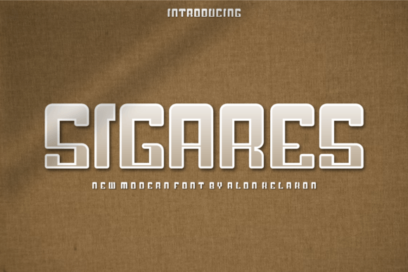 Sigares Font: A Modern Display Typeface for Branding