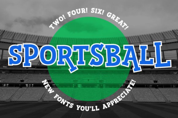 Sportsball Font: Playful Display Type for Makers