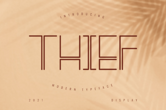 Thief Font: Modern Display Typography for Web Design