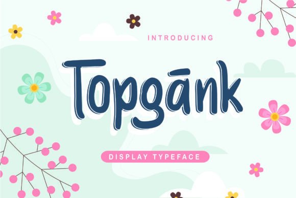 Topgank Font: A Friendly Display Typeface for Branding