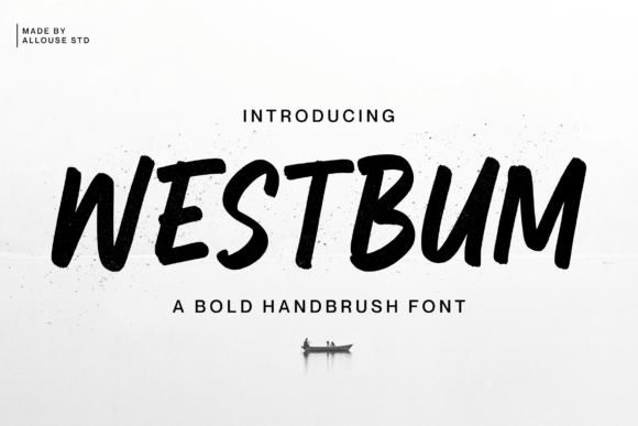 Westbum Font: Bold Handbrush Type for Editorial Design