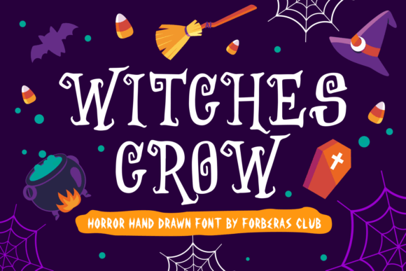 Witches Crow Font: Spooky Display Type for Digital Campaigns
