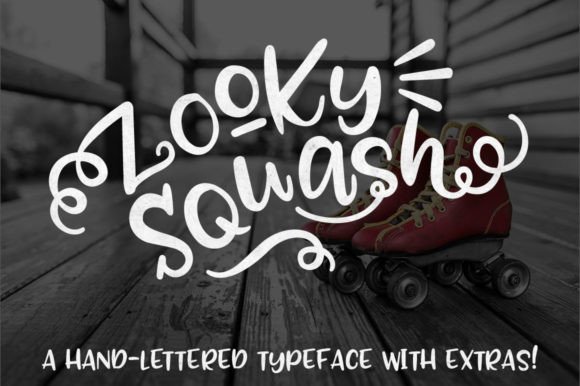 Zooky Squash Font: A Playful Display Typeface for Editorial Design